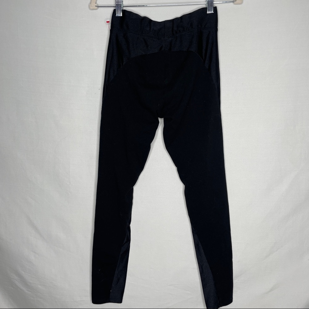 Garage brand black leggings with shiny edges